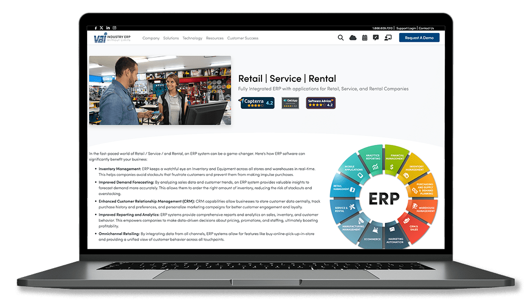 Retail | Service | Rental