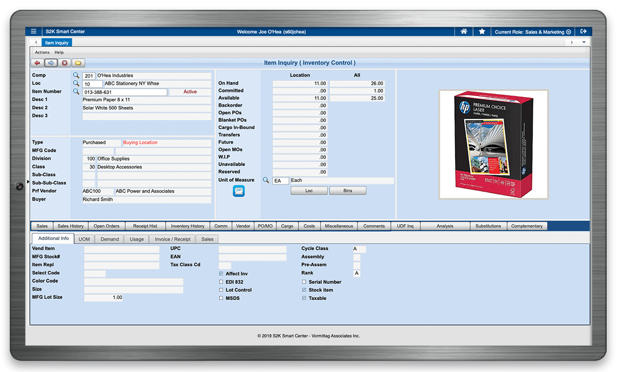 warehouse management software